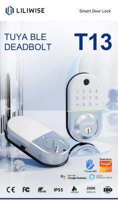 China Cerradura elegante de las cerraduras de Liliwise del Deadbolt electrónico de Cerraduras Inteligentes Digital en venta
