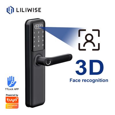China 3D Facial Recognition Smart Lock For Residential Office Airbnb Condo Apartment Projects for sale