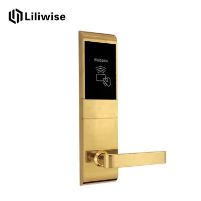 China Zinc Alloy Rfid Hotel Door Locks , Modern Smart Card Reader Door Lock for sale