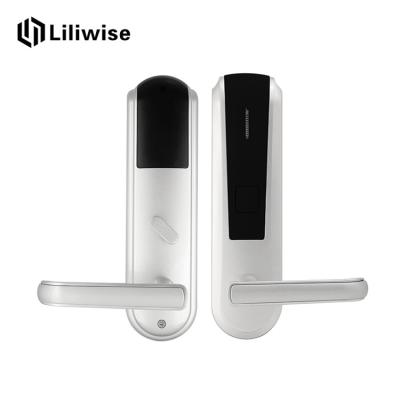 China Durable Keyless Key Card Door Lock Zinc Alloy 6V Working Voltage With Led Indicating Lights for sale