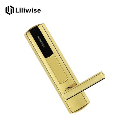 China Electronic Key Card Room Door Locks For Smart Hotel Door Lock System for sale