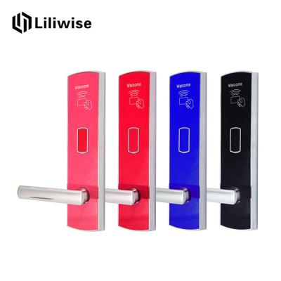 China Durable IC Card Keyless Front Door Lock , Hotel Key Card Door Lock System for sale