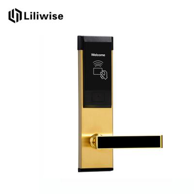 China Hotel Room Door Locks Smart Metal Structure RFID Card Super Security for sale