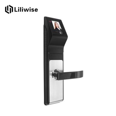 China Automatic Control Face Recognition Door Lock Zinc Alloy With 2.5 Inch LED Screen for sale
