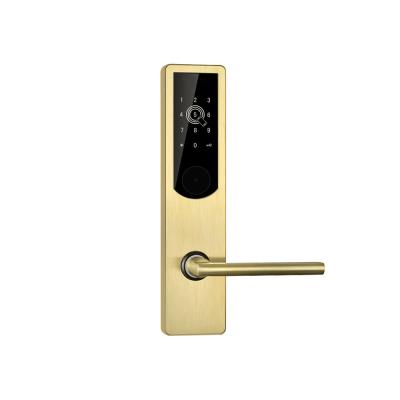 China Digital Electronic Apartment Door Locks /  Bluetooth WiFi PIN Code Wooden Door Lock for sale