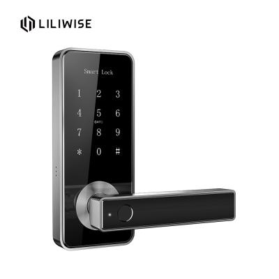 China China Furniture Smart  Door Lock Wifi Remote App Control Fingerprint Key Card Unlock for sale