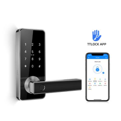 China OEM  Smart Code Door Lock For Home / Outdoor Fingerprint Digital Wireless Latch Lock for sale