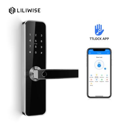 China DC 6V Wireless Electronic Door Locks Touch Screen Control Maneuverable Fingerprint Bluetooth Function for sale