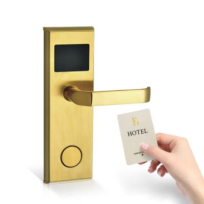 China Smart Simple Swipe Card Electonic Key Card Door Lock For Hotels for sale