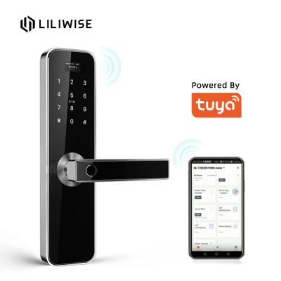 Κίνα Passcode δακτυλικών αποτυπωμάτων Tuya κατοικιών κλειδαριών πορτών Airbnb ηλεκτρονική έξυπνη κλειδαριά πορτών Wifi καρτών προς πώληση