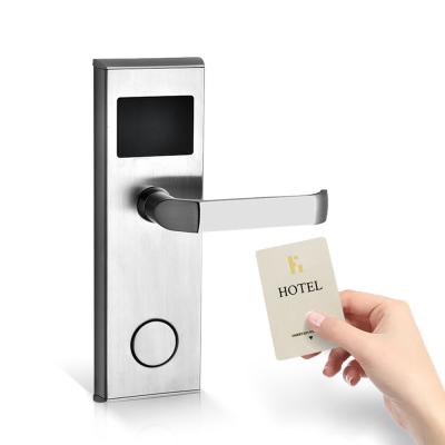 China 304 Stainless Card Access Door Lock  , RFID Card Keyless Hotel Door Lock for sale
