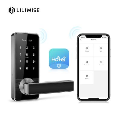 中国 RFID Wifiのホテルのドア ロックの電子ドア ハンドルのスマートなホテルのドア ロック システム 販売のため