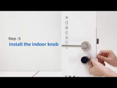 Door Smart Cylinder Lock Installation Introduction Video