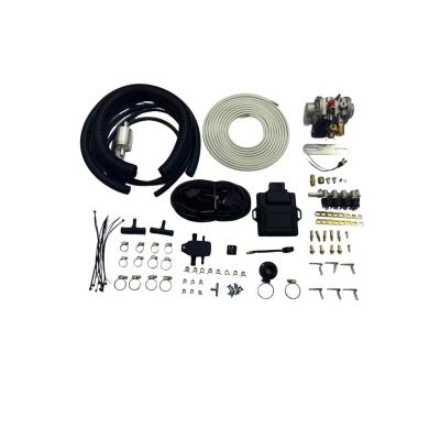 China CNG Autogas Conversion Kit With 48 Pin ABS Plastic ECU 4 CYL Injector Rail en venta