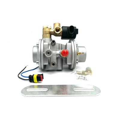 China Silver Black Car Fuel CNG Pressure Regulator 12VDC For Sequential Injection System for sale