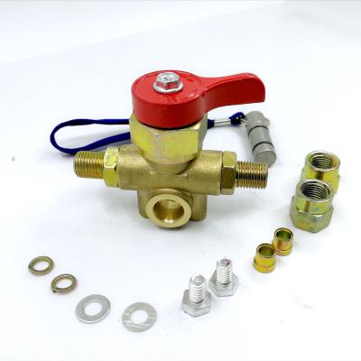 China Válvula de alimentación auto de bronce del gas de la válvula de alimentación del manual CNG 20MPa en venta