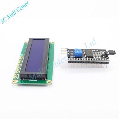 China 1602 16x2 HD44780 Character LCD /w IIC/I2C 1602 Serial Interface Adapter Module for sale
