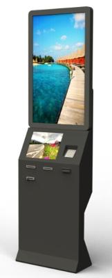 China Card Payment Half Outdoor Information Kiosks With Webcam 2QR Barcode Scanner Kiosk for sale