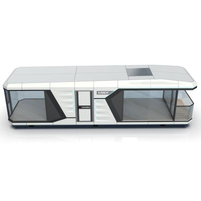 China Prefab Small Modular Homes For Living Capsule Hotel With Entry Door for sale