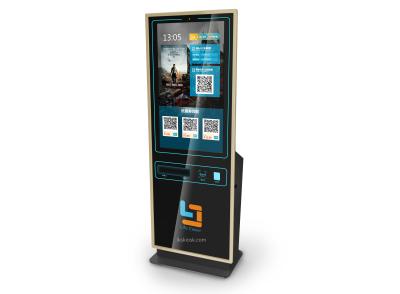 China 43 inch Free Standing Kiosk/Self-service Kiosk/Payment Kiosk with Ticket Printing,Card dispenssing & cash payment by LKS for sale