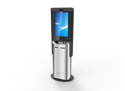 China Touch Screen Information Kiosk/Advertisment Kiosk/Travel Kiosk with cash payment/E payment for Quick Service by LKS for sale