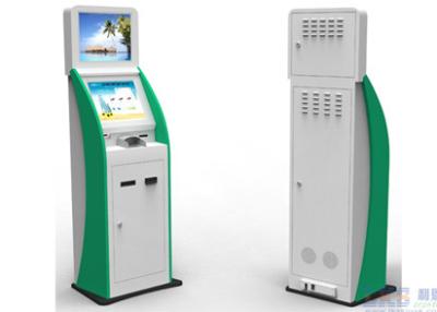 China Hotel Bill Payment Kiosk With Dual Screen Check In Kiosks / 19inch LCD Display for sale