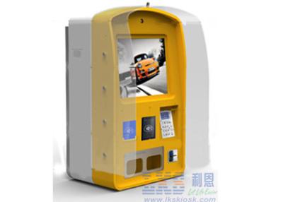 China Outdoor/Indoor Wall Mounted Kiosk with Barcode Scannner,Bank card reader & Hight light Touch Monitor for sale