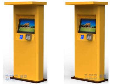 China Banks Bill Payment Kiosk All in One / Cash Payment Kiosk Support Magcard , IC Card for sale