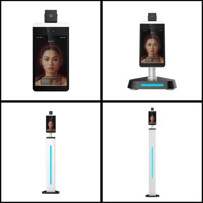 China 50000 Face Database Facial Recognition Access Control For Body Temperature Measurement for sale