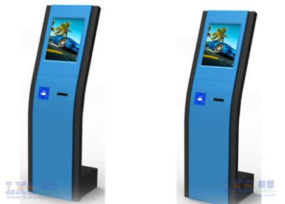 China Floor Standing Self Service Banking Kiosk Machine With Rfid Card Reader for sale