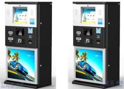 China Smart Card Reader PMS System Ticket Dispenser Kiosk Thermal Printer Kiosk for sale