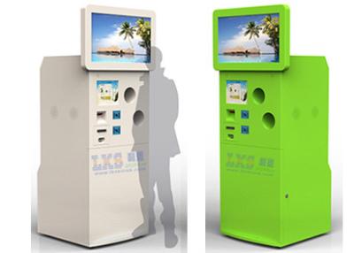 China Self Bottle Recycling Machine Totem Touch Kiosk With Touch Screen Standing for sale