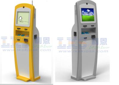 China Freestanding Tnformation Check in Hotel Kiosk Terminal , Tourism Kiosk Touch Screen for sale