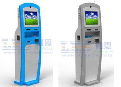China 19'' Interactive Information Ticket Vending Machine , Coin Payment Kiosk for sale