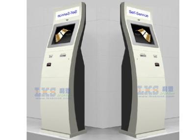 China Hotel Self Checkout Kiosk Suppermarket Self Service Kiosk With Card Reader for sale
