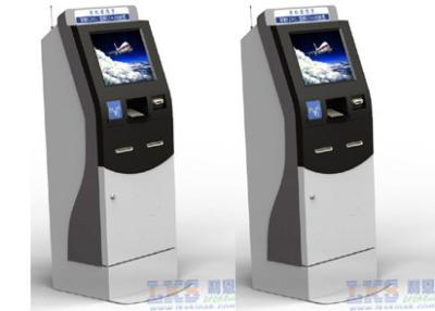 China Internet ATM Financial Kiosk Terminals With Card Reader , Durable Steel Frame for sale