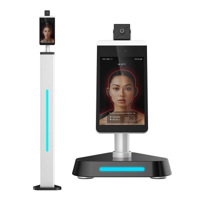 China Sistema de reconocimiento de cara con el escáner de la cámara y la medida de la temperatura en venta