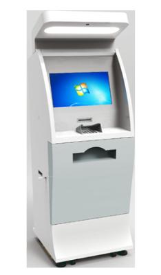 China Self Service Change Pay Touch Kisok , outdoor retail kiosk For Banking for sale