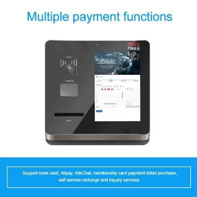 China RFID NFC Contactless Card Reader Touch Screen Kiosks With Encrypted Pinpad Keyboard for sale