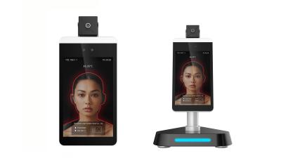 China Termômetro de aço inoxidável RS232 de 2MP Camera Face Recognition à venda