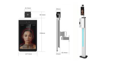 China 50CM 1280x800 Face Identification Temperature Scanner 150000 Records for sale