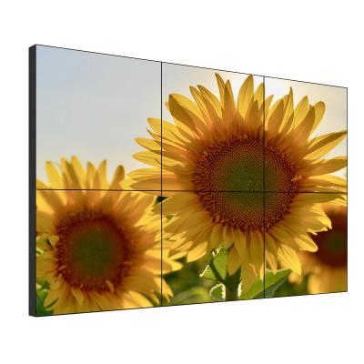 China 55 Inch 3x3 Processor Controller LCD Video Wall Advertising Screen 4K Resolution for sale