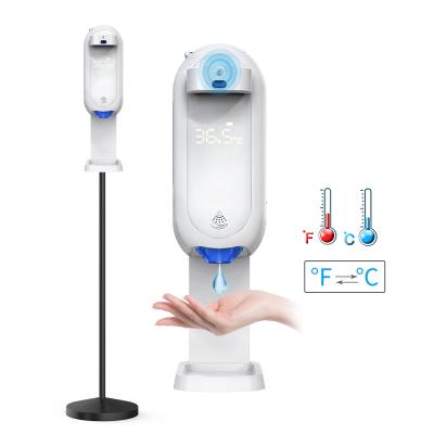 China Contactless Temperature Thermometer Automatic Soap Dispenser Voice Broadcast for sale