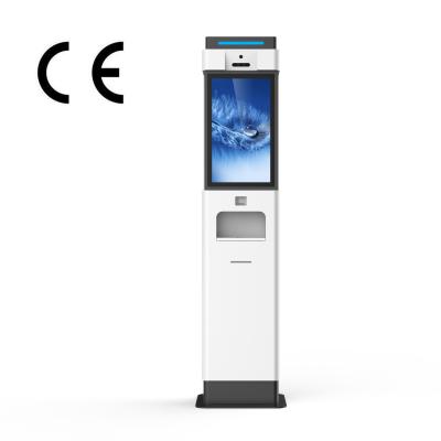 China Berühren Sie nicht die Gesichtserkennungs-Temperatur MIPSS Thermometer 3D Digital, die Kiosk 21.5inch aussortiert zu verkaufen