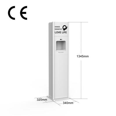 China Automatic Hygiene Hands Free Motion Sensor Sanitizer Dispenser Stations Support DC And Battery for sale