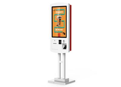 China Touch Screen Display Self Service Order Kiosk Machine for Supermarket Restaurants for sale