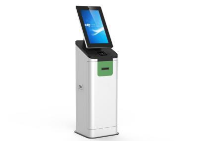 China Freestanding Self Service Kiosk Touchscreen With Passport Reader For Airport for sale