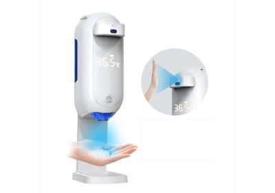 China Touchless ABS Plastic Hand Sanitizer Dispenser With Forehead Temperature Detection for sale