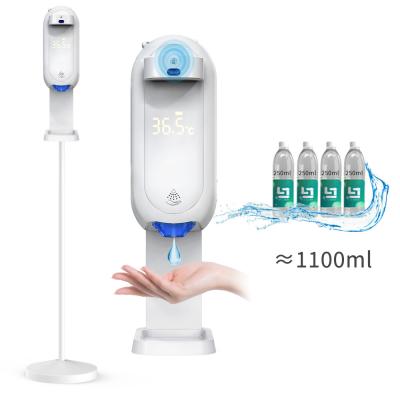 China K9 Automatic Thermometer 1000ML ABS Hand Sanitizer Dispenser With Sensor for sale