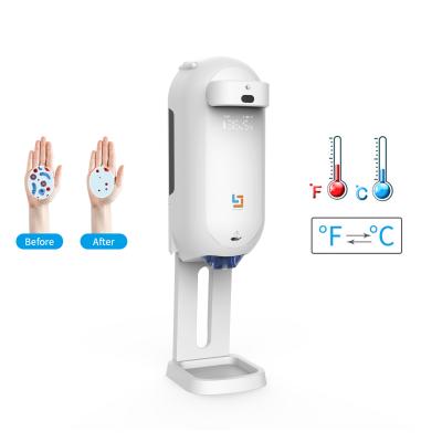 China Public Places Hand Sanitizer Dispenser Floor Stand FENGJIE Dispenser Alcohol Dispensing Stand for sale